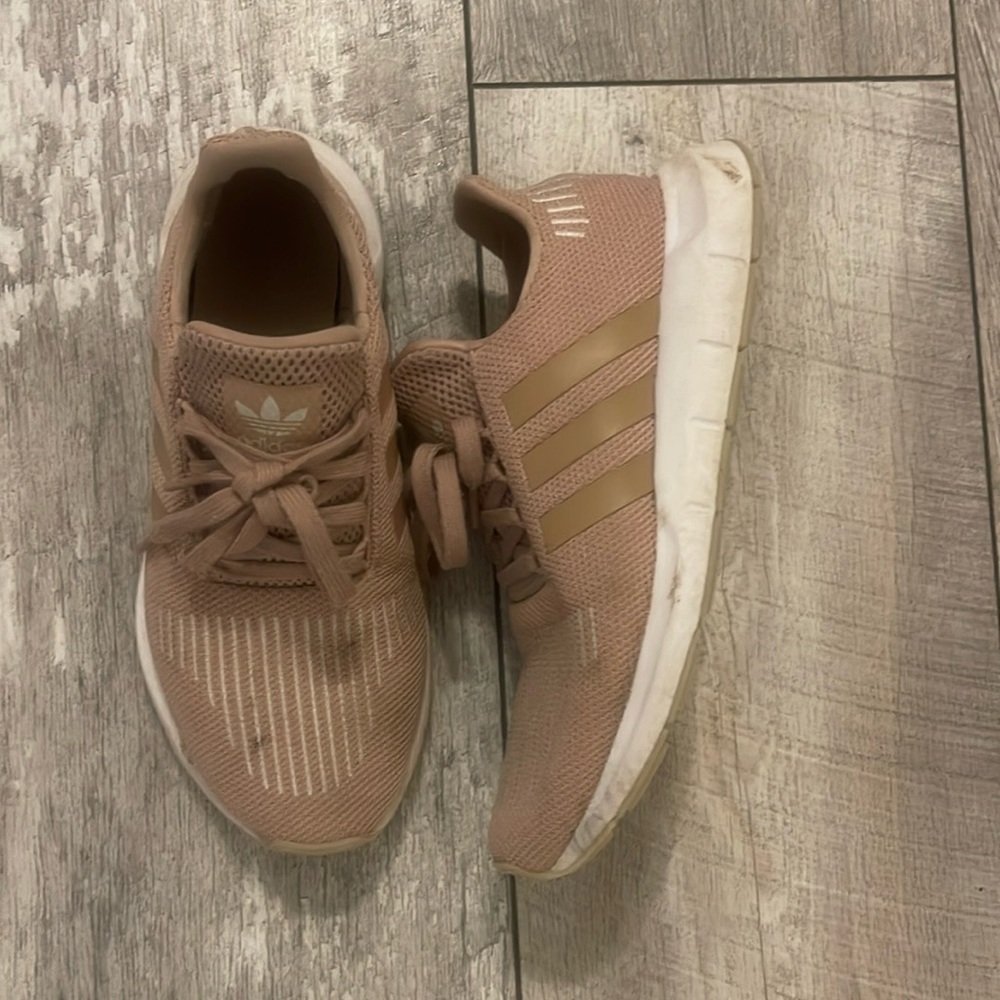 Tan adidas shoes